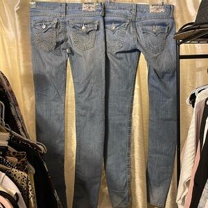2 pair True Religion jeans. Selling together